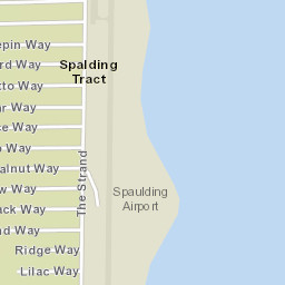 Spalding Tract California Street Map