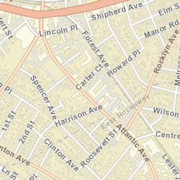 Lynbrook New York Street Map