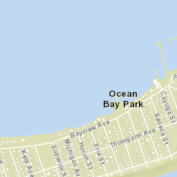 Ocean Bay Park New York Street Map