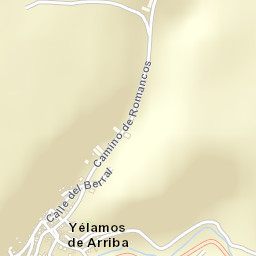 Yélamos de Arriba Street Map