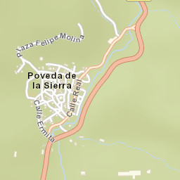 Poveda de la Sierra Street Map
