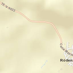 Ródenas Street Map