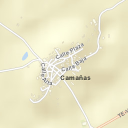 Camañas Street Map