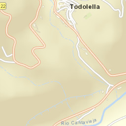 Todolella Street Map