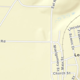 Loleta California Street Map