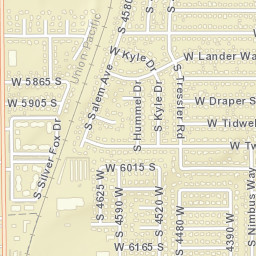 4720-4758 W 5780 S Kearns UT Street Map