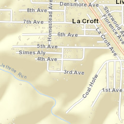La Croft Ohio Street Map
