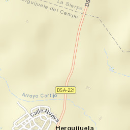 Herguijuela del Campo Street Map