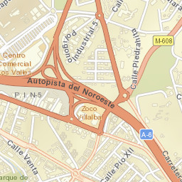 Collado-Villalba Street Map