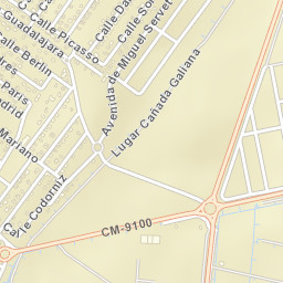 Cabanillas del Campo Street Map