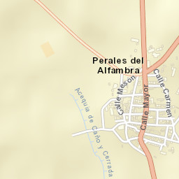 Perales del Alfambra Street Map