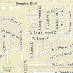 3038 Table Rock Drive, West Jordan, UT Street Map