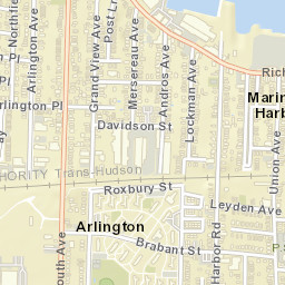 Mariners Harbor New York Street Map