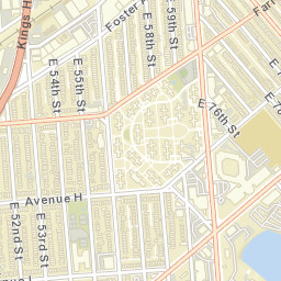 Paerdegat New York Street Map