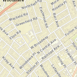 Woodmere New York Street Map