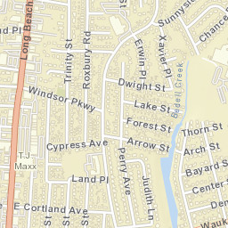 Oceanside New York Street Map