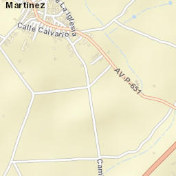 Martínez Street Map