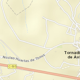 Tornadizos de Ávila Street Map