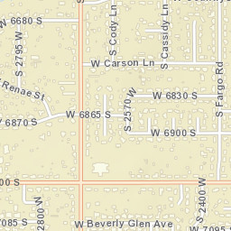 6711-6723 South 2795 West West Jordan Street Map