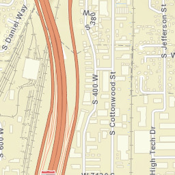 6560 South Jefferson Street, Salt Lake City Street Map