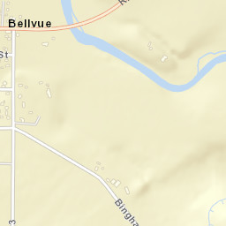 Bellvue Colorado Street Map