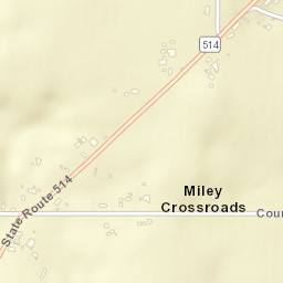 Miley Crossroads Ohio Street Map