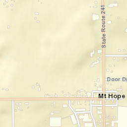Mount Hope Ohio Street Map
