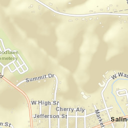 Salineville Ohio Street Map