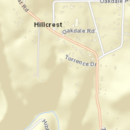 Hillcrest Ohio Street Map