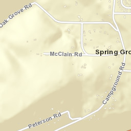 Spring Grove Ohio Street Map