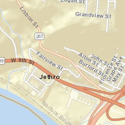 Jethro Ohio Street Map