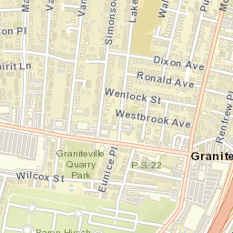 Graniteville New York Street Map