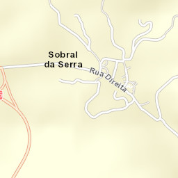 Sobral da Serra Street Map