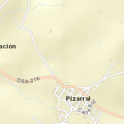 Pizarral Street Map