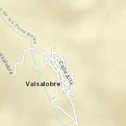 Valsalobre Street Map