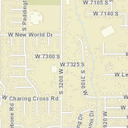 7255 South 3100 West, West Jordan, UT Street Map