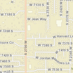 7297 South 2700 West, Taylorsville, UT Street Map