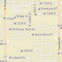 7359-7369 South 1300 West, West Jordan Street Map