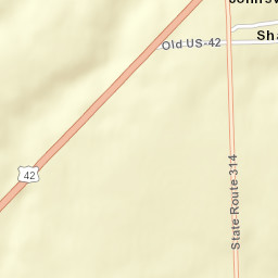 Shauck Ohio Street Map