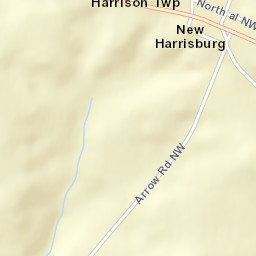 New Harrisburg Ohio Street Map