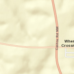Wherrys Crossroads Ohio Street Map