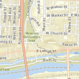 516 Main St, Bethlehem, PA 18018, Street Map