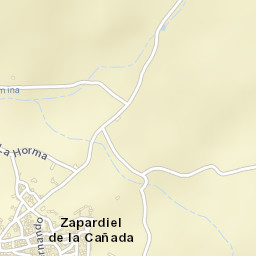 Zapardiel de la Cañada Street Map