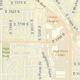7917 South Manzano Drive Sandy UT Street Map