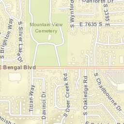 3115 East 7800 South Cottonwood Heights Street Map