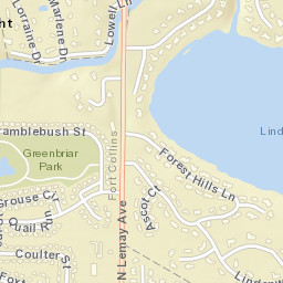 819-825 Grouse Cir Fort Collins CO Street Map