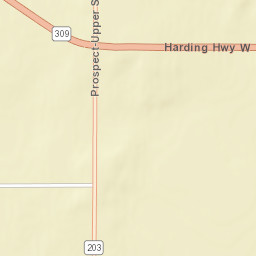 Big Island Ohio Street Map