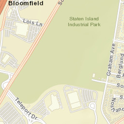 Bloomfield New York Street Map