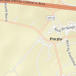 Pínzio Street Map