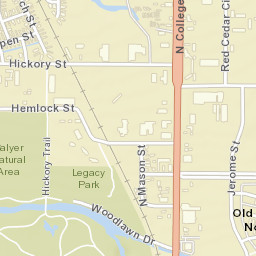 100-146 Conifer Street, Fort Collins, CO Street Map